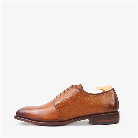 Crosby Milled Tan Derby – whitemuds