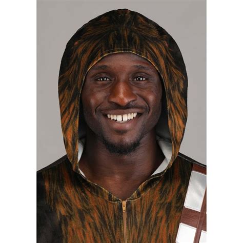 Jazwares Deluxe Adult Star Wars Chewbacca Onesie Costume Star Wars ...