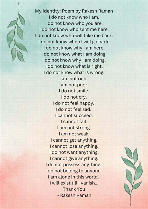 Identity Poem Examples 的图像结果