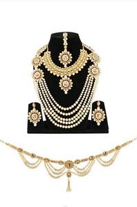 JMBW INTERNATIONAL Brass Gold Jewellery Set Price in India - Buy JMBW ...