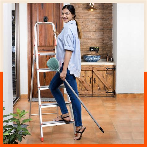 Buy BATHLA Advance 5-Step Foldable Ladder with Sure-Hinge Technology ...
