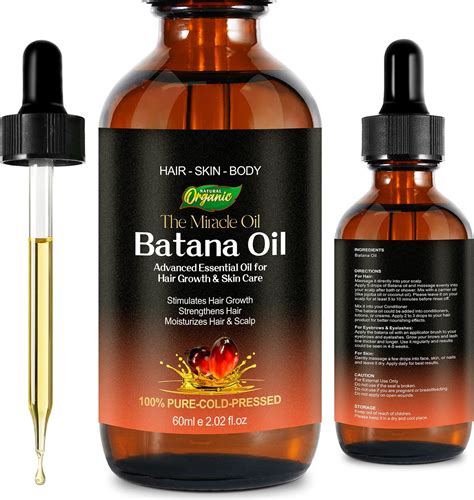 Amazon.com : 4 oz Pure Organic Batana Oil for Hair Growth & Skin ...