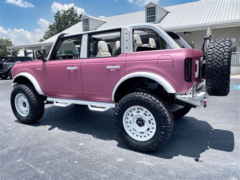 Custom Ford Bronco Is So Pink It’ll Make Barbie Trade Her Jeep | Carscoops