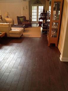 Wood Look Tile Living Room by Porcelain Plank Wood Look Tile Installations Ta Wood Look Tile Living Room