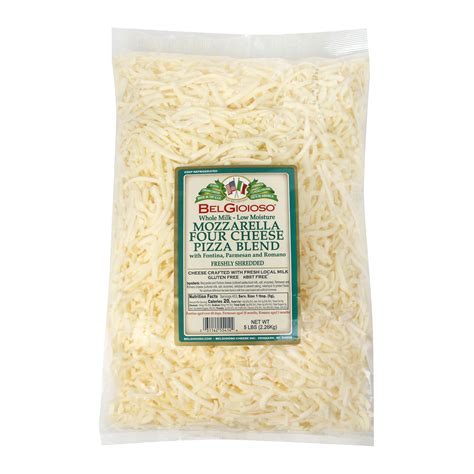 Four Cheese Pizza Shredded 5 LB - BelGioioso Cheese