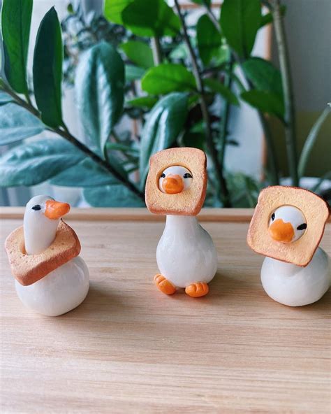 Polymer Clay 💛 Dunya on Instagram: "Realized that I haven’t posted the toasty ducks and they ...
