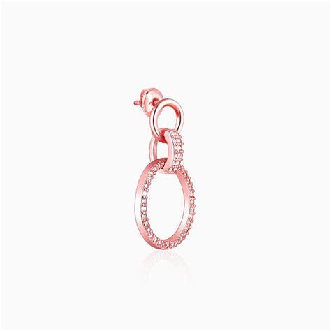 Rose Gold Shiny Drop Earrings – GIVA Jewellery