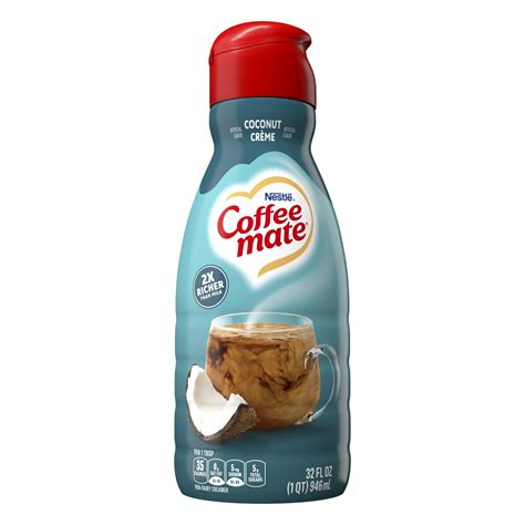 Nestle Coffee mate Coconut Creme Liquid Coffee Creamer 946ml - Dairy ...
