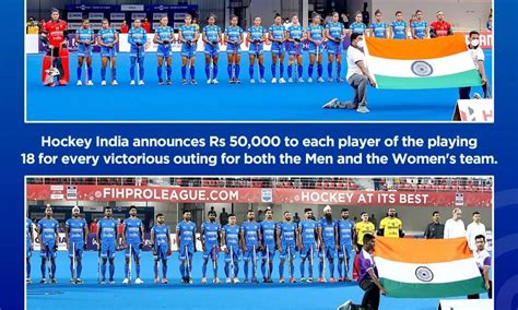 Cash incentives for Indian teams for every win: Hockey India