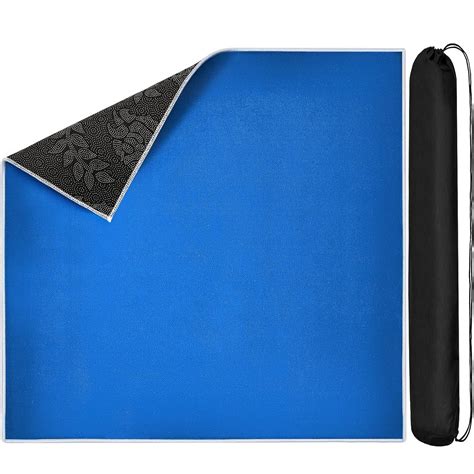 Mixweer 35 x 35 Inch Mahjong Mat Anti Slip Noise Reduction Poker Mat ...