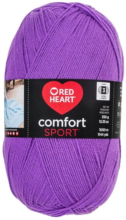 Red Heart Comfort Sport Yarn, Amethyst: Amazon.in: Home & Kitchen