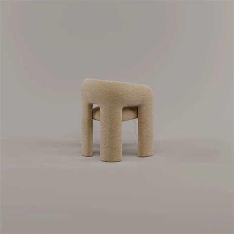 Orevella Loop Frame Sand Beige Velvet Lounge Chair – Nestroots