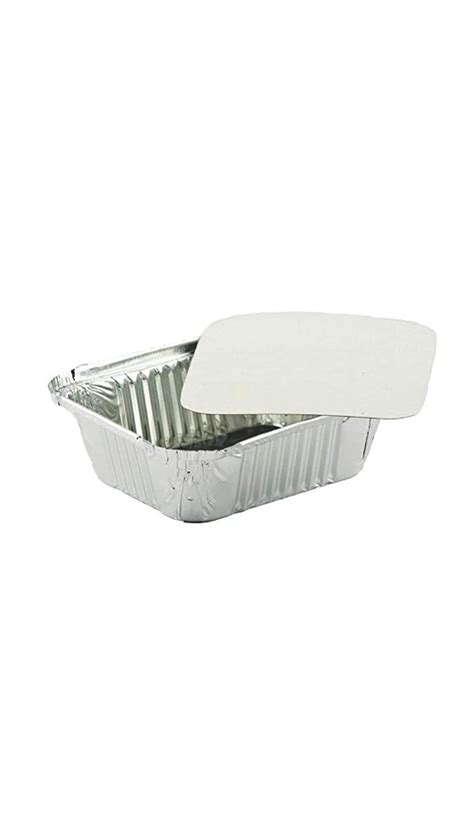 120ml Silver Container with Lid, Pack of 1