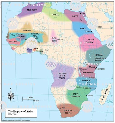 Map Of Africa Kingdoms