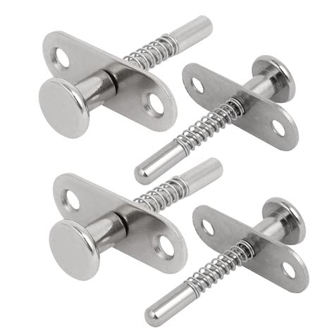 Generic 4pcs Crib Stainless Steel Spring Quick Release Lock Pin 5mm Dia ...