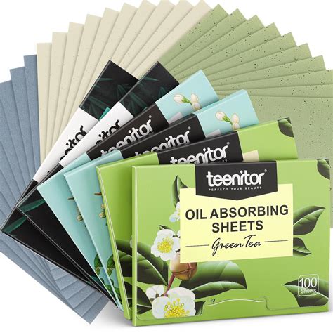 Amazon.com : Teenitor Oil Blotting Sheets for Face, 600 Sheet Oil Absorbing Sheets for Face ...