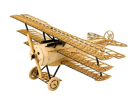 Buy 3D Wooden Puzzles DIY Fokker DR1 Triplane Model Aircraft Kit, Laser ...