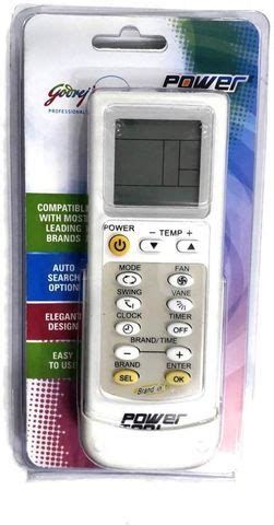 GODREJ SMART CARE POWER COOL POWER COOL UNIVERSAL REMOTE - AIR ...
