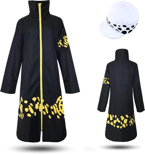 Colonghsou Trafalgar Law Cosplay Costume Surgeon Uniform Coat India | Ubuy