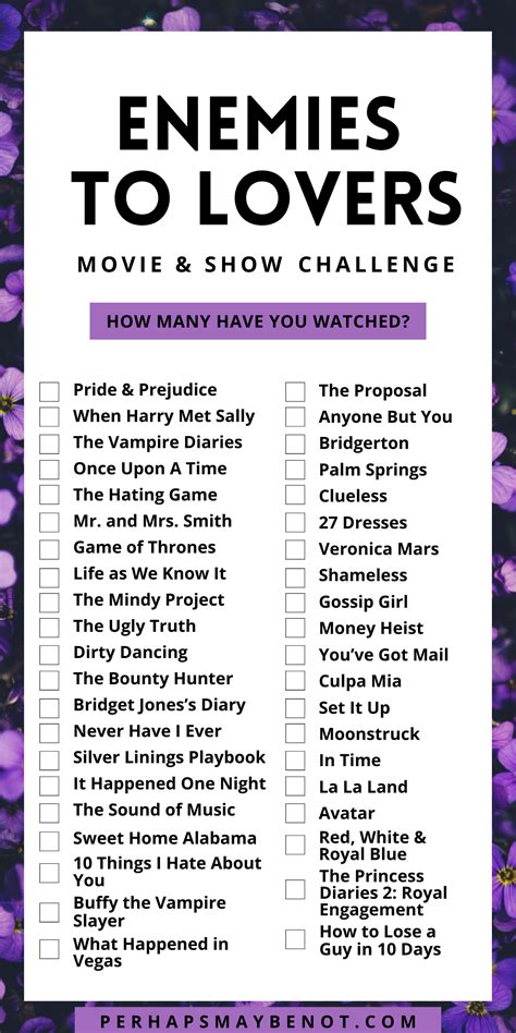 29 Best Enemies-to-Lovers Movies and Shows - Perhaps, Maybe Not | Good ...