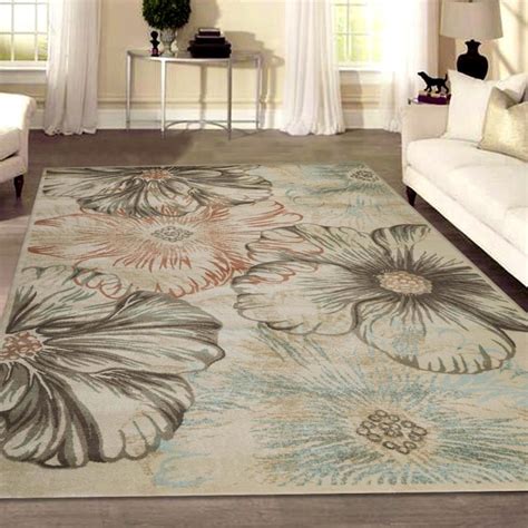 Radici USA Garda 8 X 10 (ft) Cream Indoor Floral/Botanical Bohemian ...