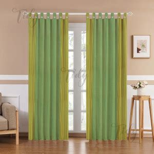 HOMEFLY 210 cm (7 ft) Door Cotton Room Darkening Curtain (Pack Of 2 ...