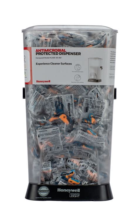 HOWARD LEIGHT BY PIP, Dispenser with Refill, Contoured-T, Earplug ...