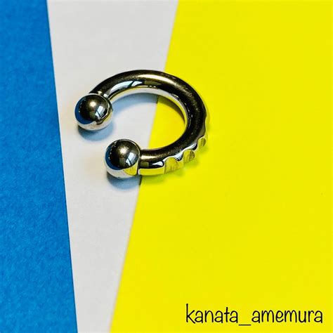 Side Uneven サーキュラー 6Ga (インターナルキャッチ)【316L】 | kanata