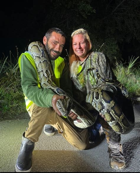 Image result for Catching Invasive Pythons