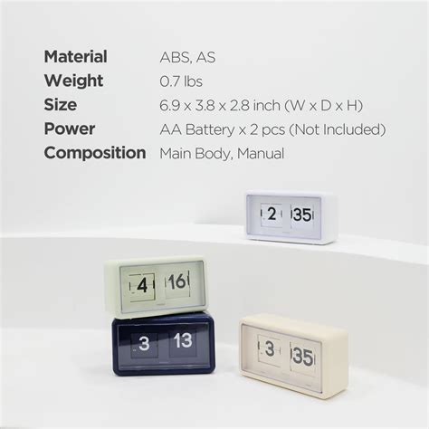 mooas Newtro Flip Clock, Retro Design Auto Flip India | Ubuy