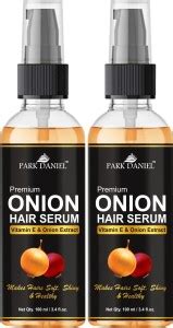 PARK DANIEL Premium Onion Hair Serum With Vitamin E -For Silky & Smooth ...