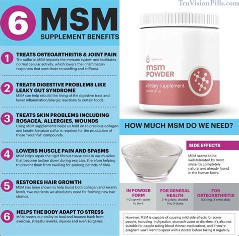 MSM Powder | Truvision health, Truvision, Msm benefits