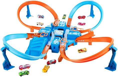 Buy Hot Wheels Criss Cross Crash Trackset, Multicolor Online at Low ...