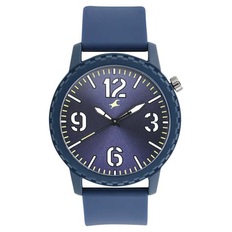 Buy Online Fastrack Quartz Analog Blue Dial Strap Watch for Unisex ...