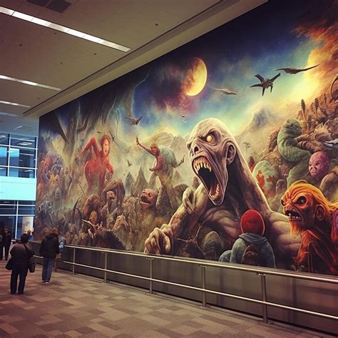 These new Denver International Airport murals are getting out of hand ...