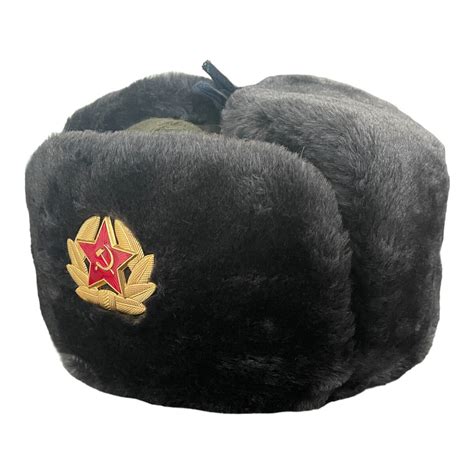 Ushanka Ww2 Hat Military Winter Soviet Soldier Russian Joy Russian