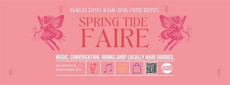 Spring Tide Faire, 213 Avenue D, Snohomish, WA, USA, 29 March 2025 ...
