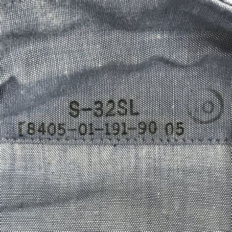 U.S.NAVY アメリカ軍 デッドストック 80年代 CHAMBRAY SHIRTS-TYPE III 米軍 シャンブレーシャツ サックス ...