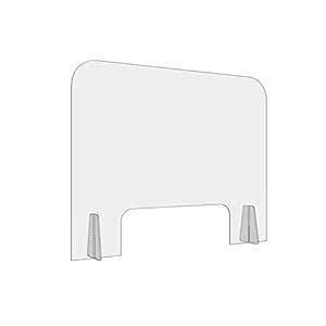 Attro Acrylic Sneeze Guard Portable Counter Shield | Acrylic Countertop ...