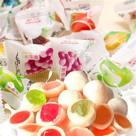 AJOS Soft Candy Haoliyuan Crispy Fresh Milky Balls - Fruit Flavored ...