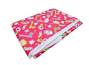 EcoSoft Baby Cotton Plastic Sheet/Diaper Changing Sheet/Baby Crib Sheet ...