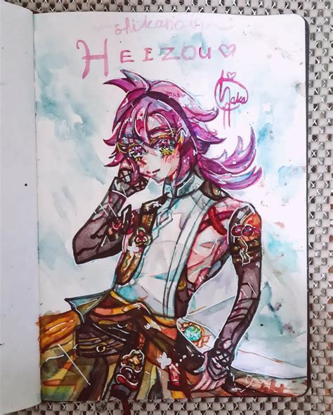 Heizou birthday fanart! Genshin Impact | HoYoLAB