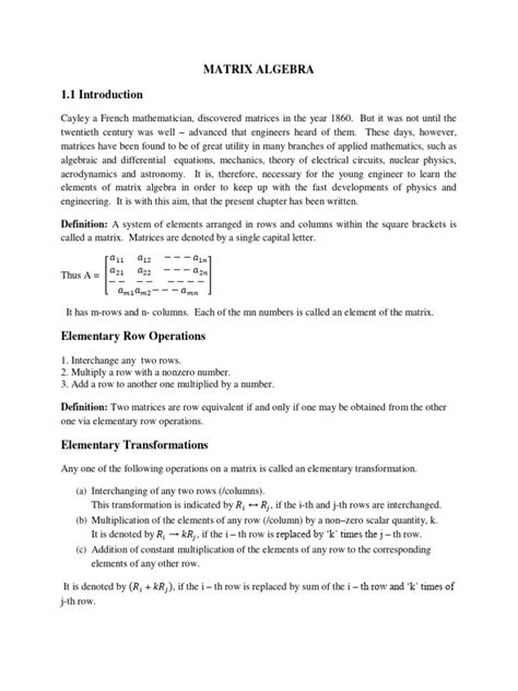 Matrix Algebra PDF 的图像结果