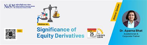 Webinar on “Significance of Equity Derivatives” - National Institute of ...