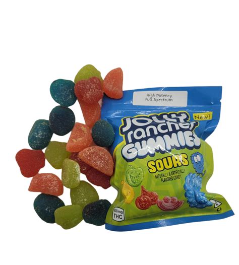 Jolly Rancher Gummies - Sours - 600mg THC - Healing Hempire