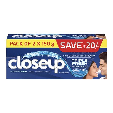 Buy Closeup Cool Breeze Toothpaste| Instant Freshness | From India's No ...