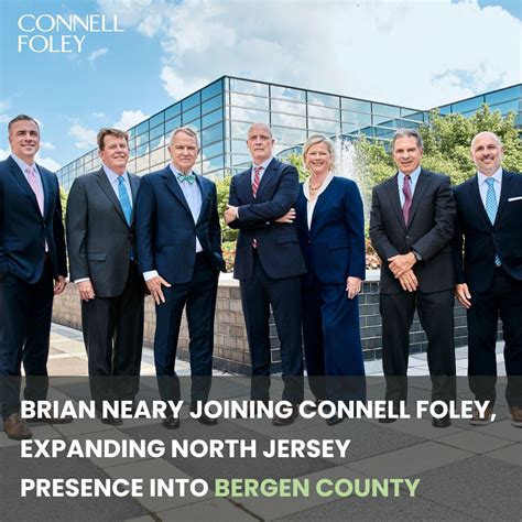 Connell Foley expands in Bergen County with Neary and Couch | Connell ...