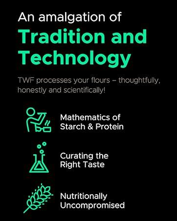 TWF Premium Sharbati Atta | Highland Flour | 5 Kg | 100% Madhya Pradesh ...