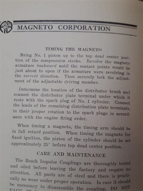 Image result for Magneto Timing Procedure