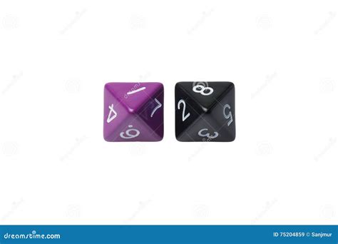 Two Eight Sided Dice for Board Games Stock Image - Image of 8sided ...